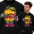 BLUZA  ANIMOWANA BURGER BASTARD